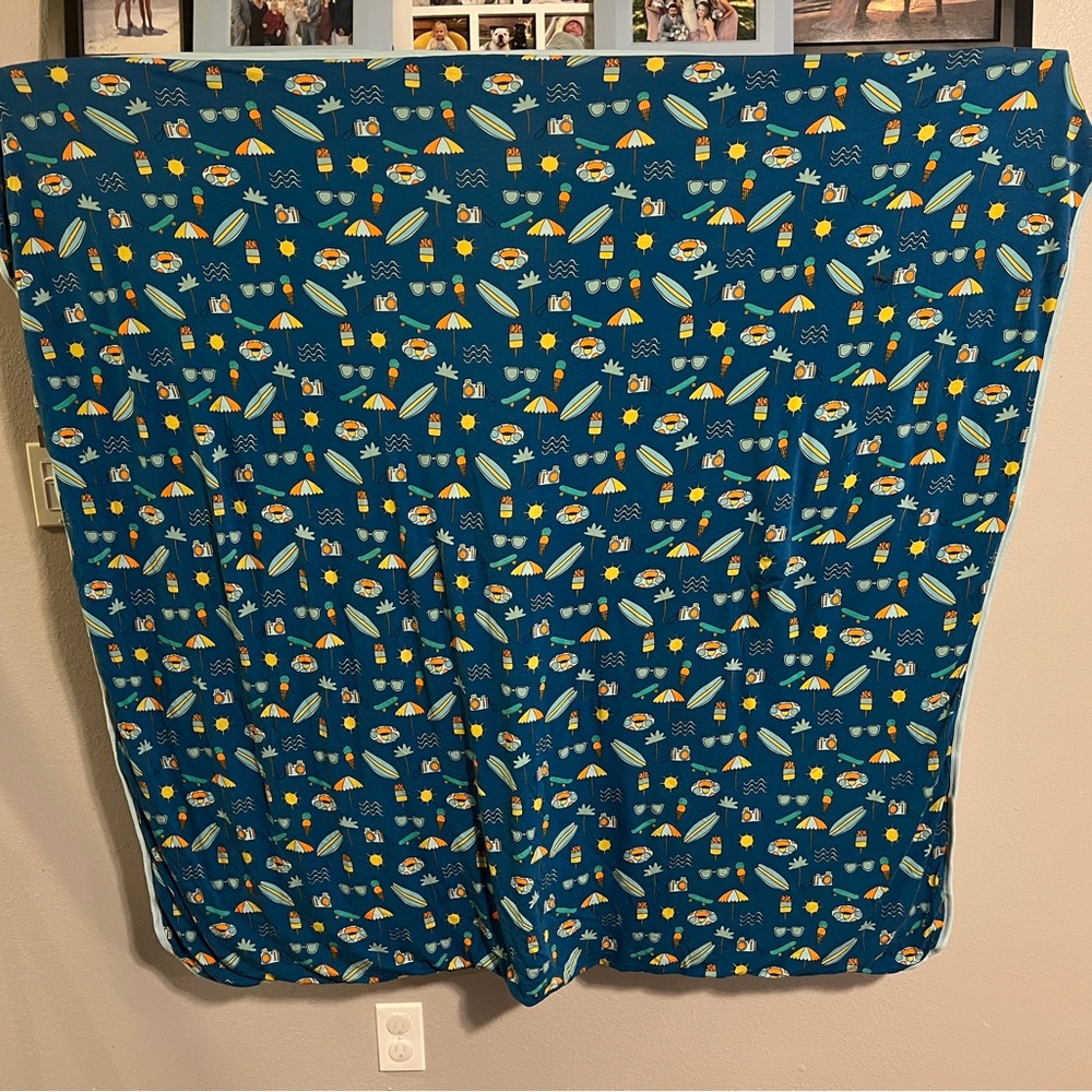 Little Sleepies Cloud Bamboo Surf’s Up 50x50 blanket